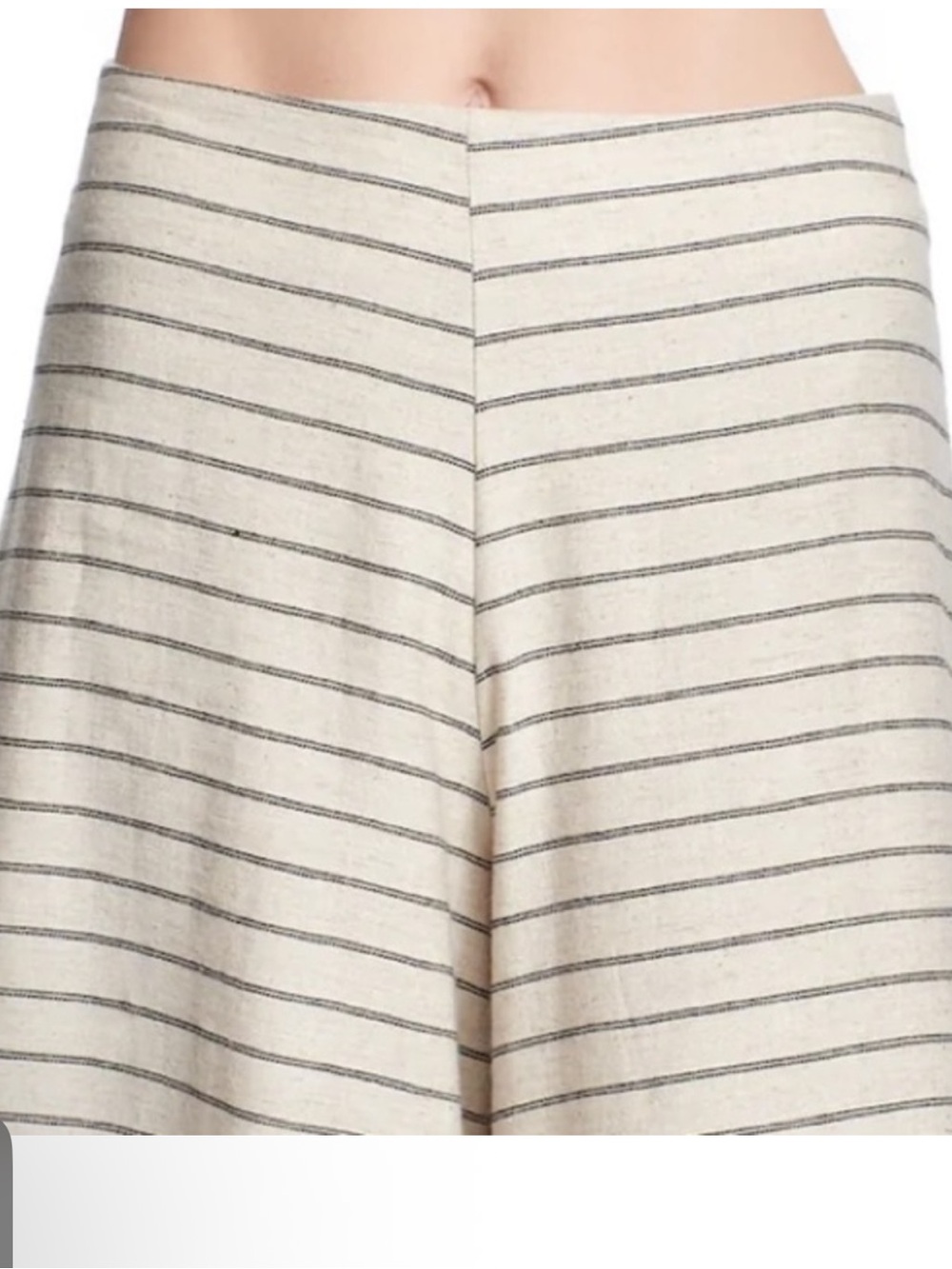Corey Lynn Calter NWT Linen Blend Stripe Wide Leg Palazzo Pants Coastal Boho Med - Picture 5 of 14